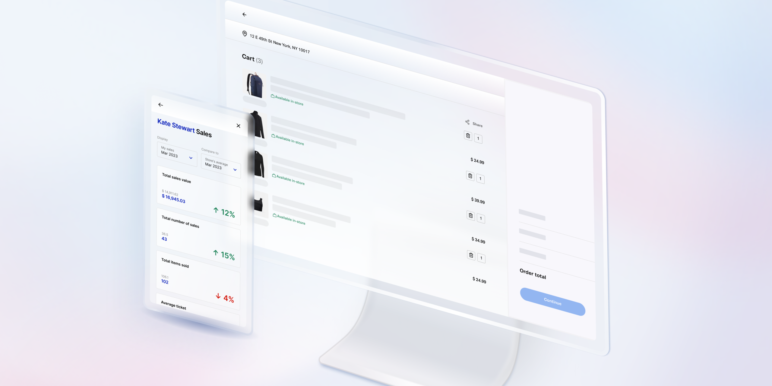 Nuevo checkout de Sales App